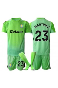 Aston Villa Emiliano Martinez #23 Doelman Babytruitje Uit tenue Kind 2025-26 Korte Mouw (+ Korte broeken)